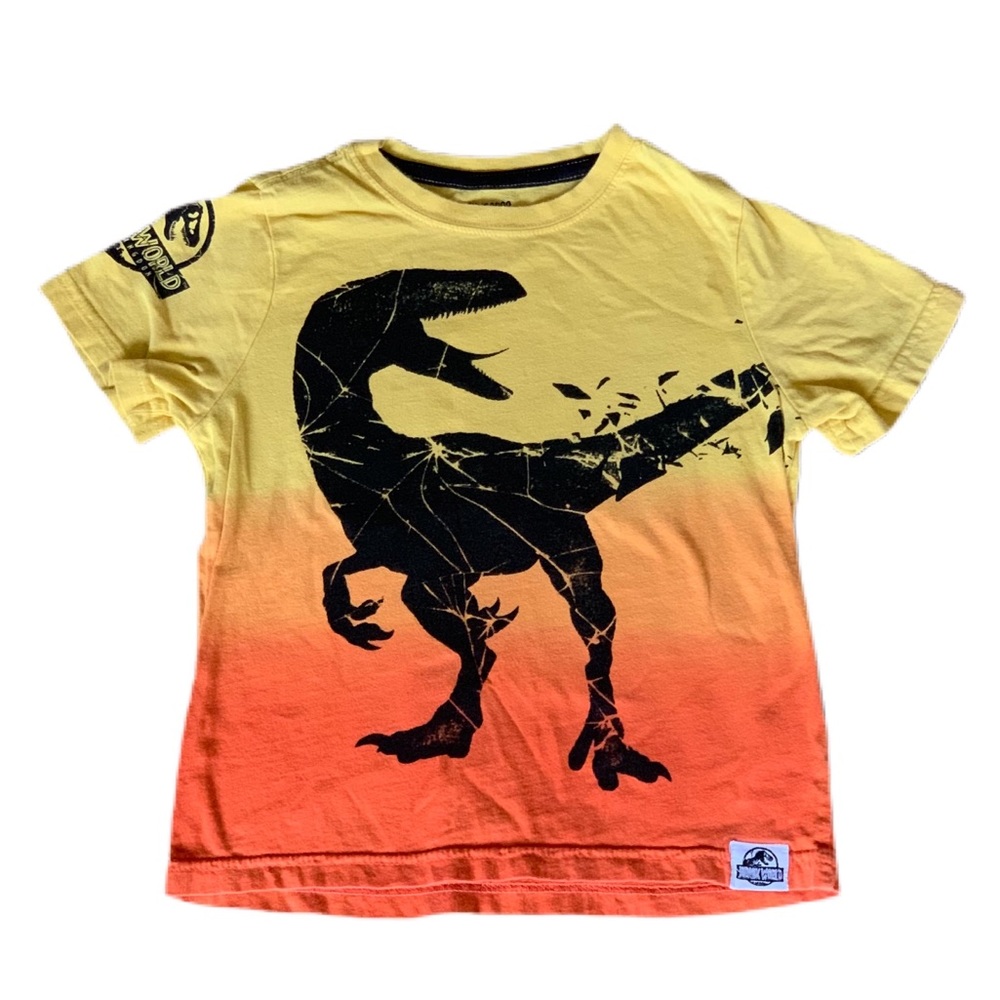 Jurassic World dip dye ombré tee 5t